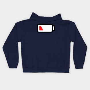 Low Battery Kids Hoodie